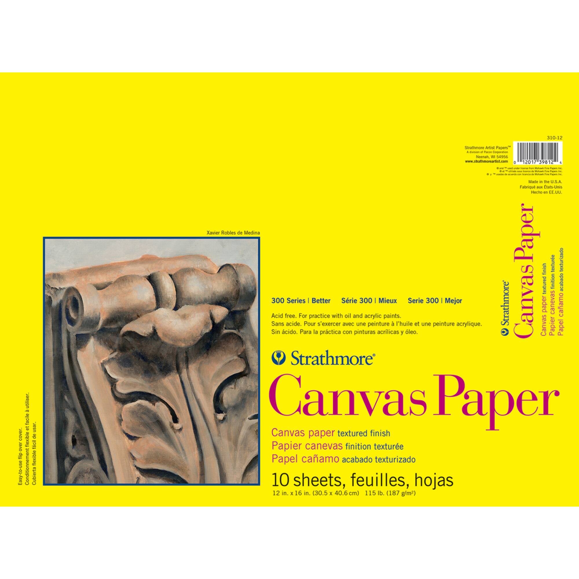 Strathmore® 300 Series Canvas Pad